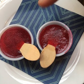 The Grey - Palette cleansers. Hibiscus popsicles! - New American Near Me - Savannah, Georgia