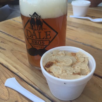 Last Name Brewing - Mango shandy and peanut butter caramel - Breweries Near Me - Upland, California