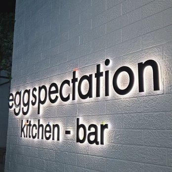 Eggspectation - Bay Street - Entrance sign - Breakfast & Brunch Near Me - Toronto, Ontario Eggspectation - Bay Street - Entrance sign - Breakfast & Brunch Near Me - Toronto, Ontario
