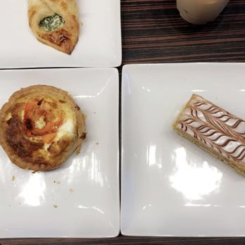 Filicori Zecchini - Spinach and goat cheese croissant, tomato and cheese quiche, napoleon - Coffee & Tea Near Me - Potomac, Maryland