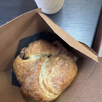 Rebel Hen Cafe - Cookie butter croissant and an iced vanilla latte. - Cafes Near Me - Lincoln, California Rebel Hen Cafe - Cookie butter croissant and an iced vanilla latte. - Cafes Near Me - Lincoln, California