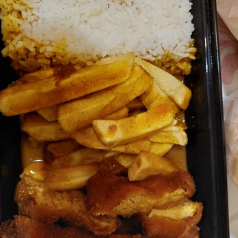 The Frying Irishman - Handcut chips, white rice, breaded chicken topped with Irish Curry Sauce. - Irish Near Me - Vancouver, British Columbia The Frying Irishman - Handcut chips, white rice, breaded chicken topped with Irish Curry Sauce. - Irish Near Me - Vancouver, British Columbia