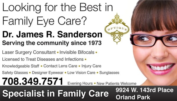 James R Sanderson, OD - The Optique