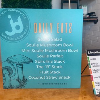 JuiceDefined - Menu of daily eats - Juice Bars & Smoothies Near Me - Opa Locka, Florida JuiceDefined - Menu of daily eats - Juice Bars & Smoothies Near Me - Opa Locka, Florida