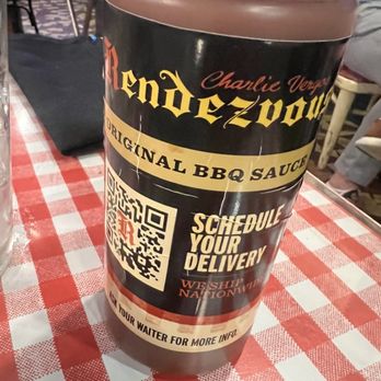 Charlie Vergos' Rendezvous - Original BBQ Sauce - Barbeque Near Me - Memphis, Tennessee