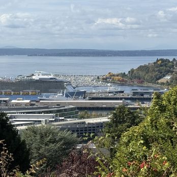 Marshall Park - View of the cruise terminal. - Parks Near Me - Seattle, Washington