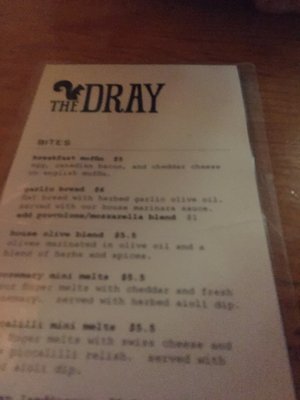 Menu photo 1 The Dray Seattle, WA Menu photo 1 The Dray Seattle, WA