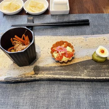 Sushi Shio - Quail egg, tartelette, and chicken - Sushi Bars Near Me - San Francisco, California Sushi Shio - Quail egg, tartelette, and chicken - Sushi Bars Near Me - San Francisco, California