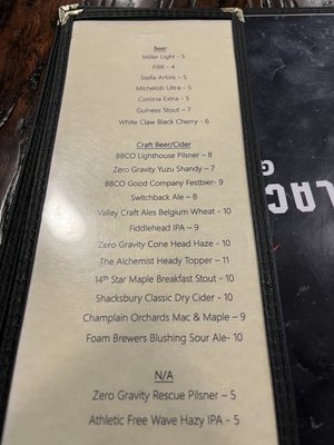 Menu photo 8 Black Ember Grill West Dover, VT Menu photo 8 Black Ember Grill West Dover, VT