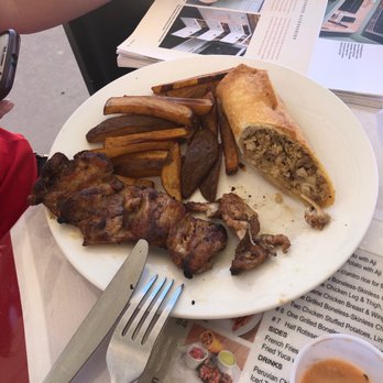 Pollito Con Papas - 1/2 Chimichanga, chicken thigh and fries! #4 BOOM! - Peruvian Near Me - Albuquerque, New Mexico Pollito Con Papas - 1/2 Chimichanga, chicken thigh and fries! #4 BOOM! - Peruvian Near Me - Albuquerque, New Mexico