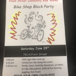 Front Street Community Bike Works - Event happening next weekend