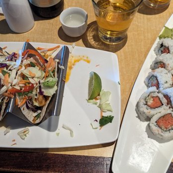 Kona Grill - Gilbert - Shrimp tacos and spicy tuna roll - Sushi Bars Near Me - Gilbert, Arizona Kona Grill - Gilbert - Shrimp tacos and spicy tuna roll - Sushi Bars Near Me - Gilbert, Arizona