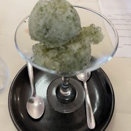 Shiso "sorbet"