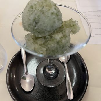 Nishino - Shiso "sorbet" - Sushi Bars Near Me - Seattle, Washington