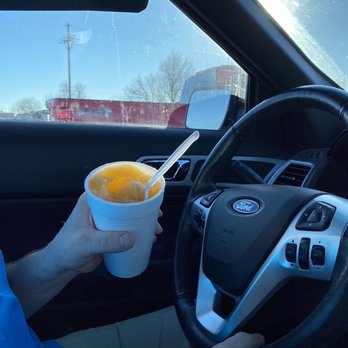 Coffee Wizards - Peach snowcone - Coffee & Tea Near Me - Post, Texas Coffee Wizards - Peach snowcone - Coffee & Tea Near Me - Post, Texas