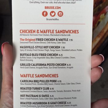 Bruxie - Paper menu - Sandwiches Near Me - Orange, California Bruxie - Paper menu - Sandwiches Near Me - Orange, California
