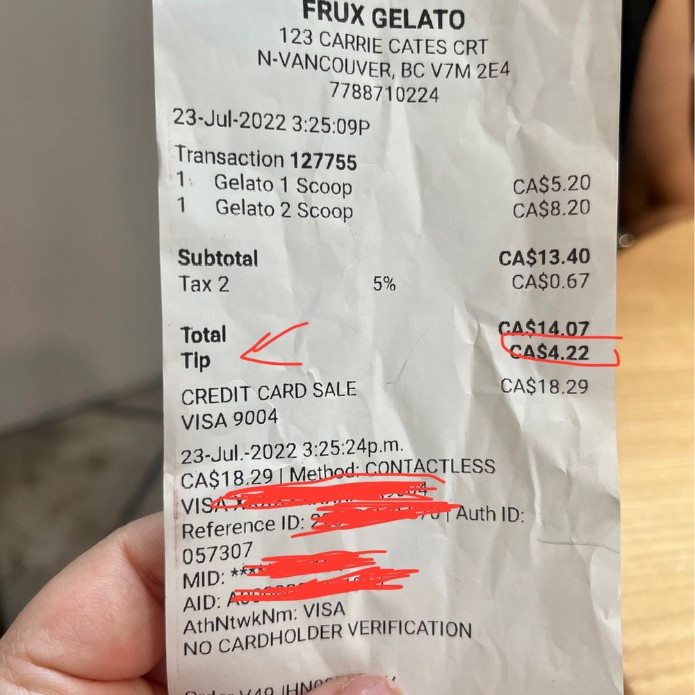 Frux Gelato - a receipt for a frux gelato - Desserts Near Me - North Vancouver, British Columbia Frux Gelato - a receipt for a frux gelato - Desserts Near Me - North Vancouver, British Columbia