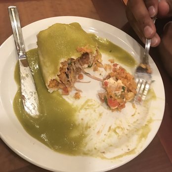 Picante - Half eaten carnitas wet burrito - Mexican Near Me - Berkeley, California