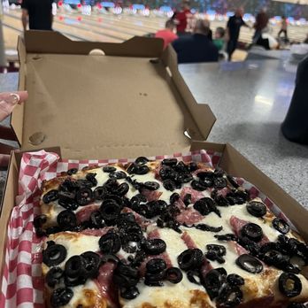 McHenry Bowl - Cheese bread with salami & black olives - Bowling Near Me - Modesto, California