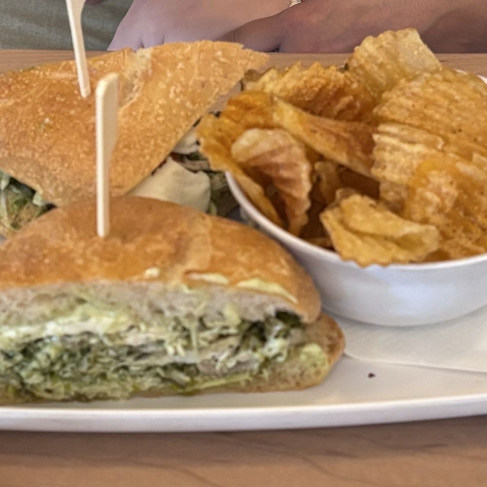 Upside on Moore - Chicken Pesto Sandwich - Food Court Near Me - Arlington, Virginia Upside on Moore - Chicken Pesto Sandwich - Food Court Near Me - Arlington, Virginia