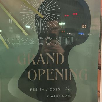 Bovaconti Coffee - Grand Opening Poster - February 14th, 2025 (Carmel location) - Coffee & Tea Near Me - Carmel, Indiana