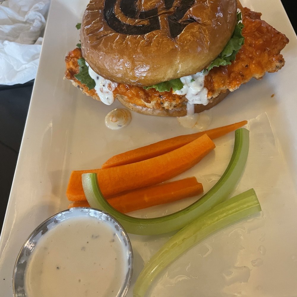 Buffalo chicken sandwich Buffalo chicken sandwich
