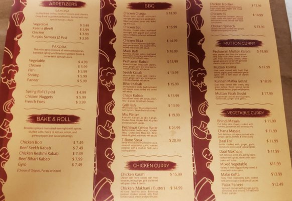 Menu photo 5 Peshawar Greenfield, WI