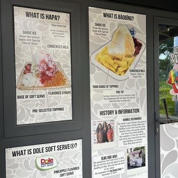 Da Sweet Spot - Menu - Shaved Snow Near Me - Kihei, Hawaii