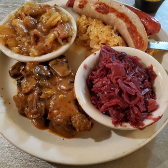 Rathskeller Bistro - German sampler - New American Near Me - Fredericksburg, Texas