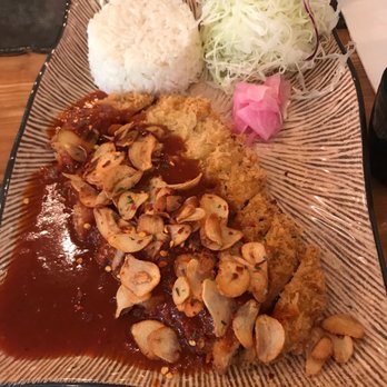 Katsuya - Spicy Garlic Katsu: tasted bland and soggy - Japanese Near Me - Toronto, Ontario Katsuya - Spicy Garlic Katsu: tasted bland and soggy - Japanese Near Me - Toronto, Ontario