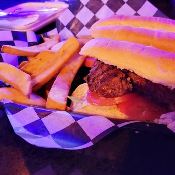 Bloomfield's Pub - Cheeseburger sub with steak fries - Pubs Near Me - Depew, New York