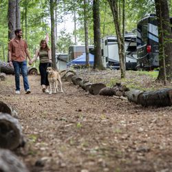 Woodland Creek RV Park - Walking trail almost one mile in length