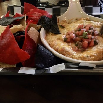 Backroads BBQ - Smoked salmon dip with tri color tortilla chips - Southern Near Me - Lebanon, Indiana