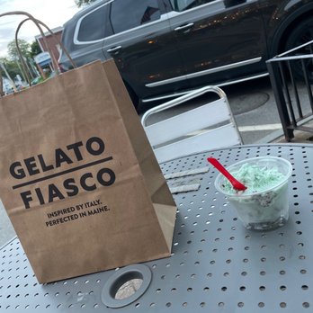 The Gelato Fiasco - Mint chocolate - Desserts Near Me - Brunswick, Maine