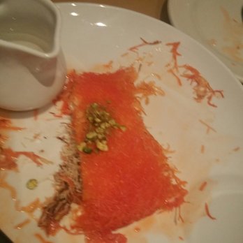 DishDash - Kenafeh ; ) forgot to take a before picture was great flavor until I hit the bottom it was burnt. - Middle Eastern Near Me - Sunnyvale, California DishDash - Kenafeh ; ) forgot to take a before picture was great flavor until I hit the bottom it was burnt. - Middle Eastern Near Me - Sunnyvale, California