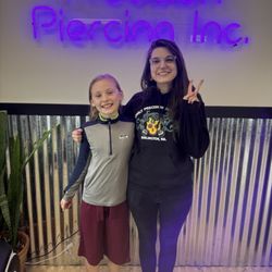 Only Precision Piercing - Carly and Clara!