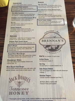 Menu photo 3 Brennan's Restaurant Stamford, CT Menu photo 3 Brennan's Restaurant Stamford, CT