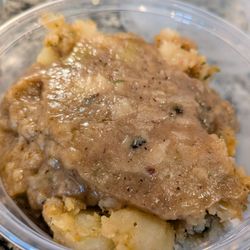Empty Plate - Skillet potatoes with gravy. Amazing!