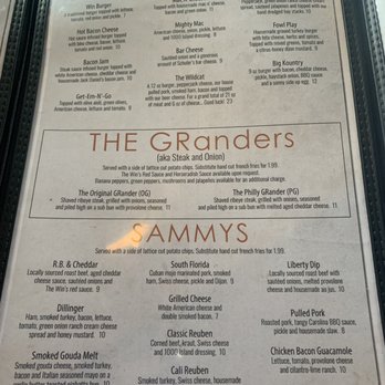 The Win Tavern 33 - Menu - Pubs Near Me - Jenison, Michigan