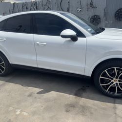 GI Window Tint Mobile Service - Porche cayenne. 2 front windows 20% ceramic film,