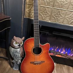 The Golden Owl - House guitar to play while visiting the Golden Owl