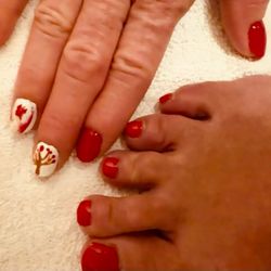 Sky Nails - My Autumn Nail Design