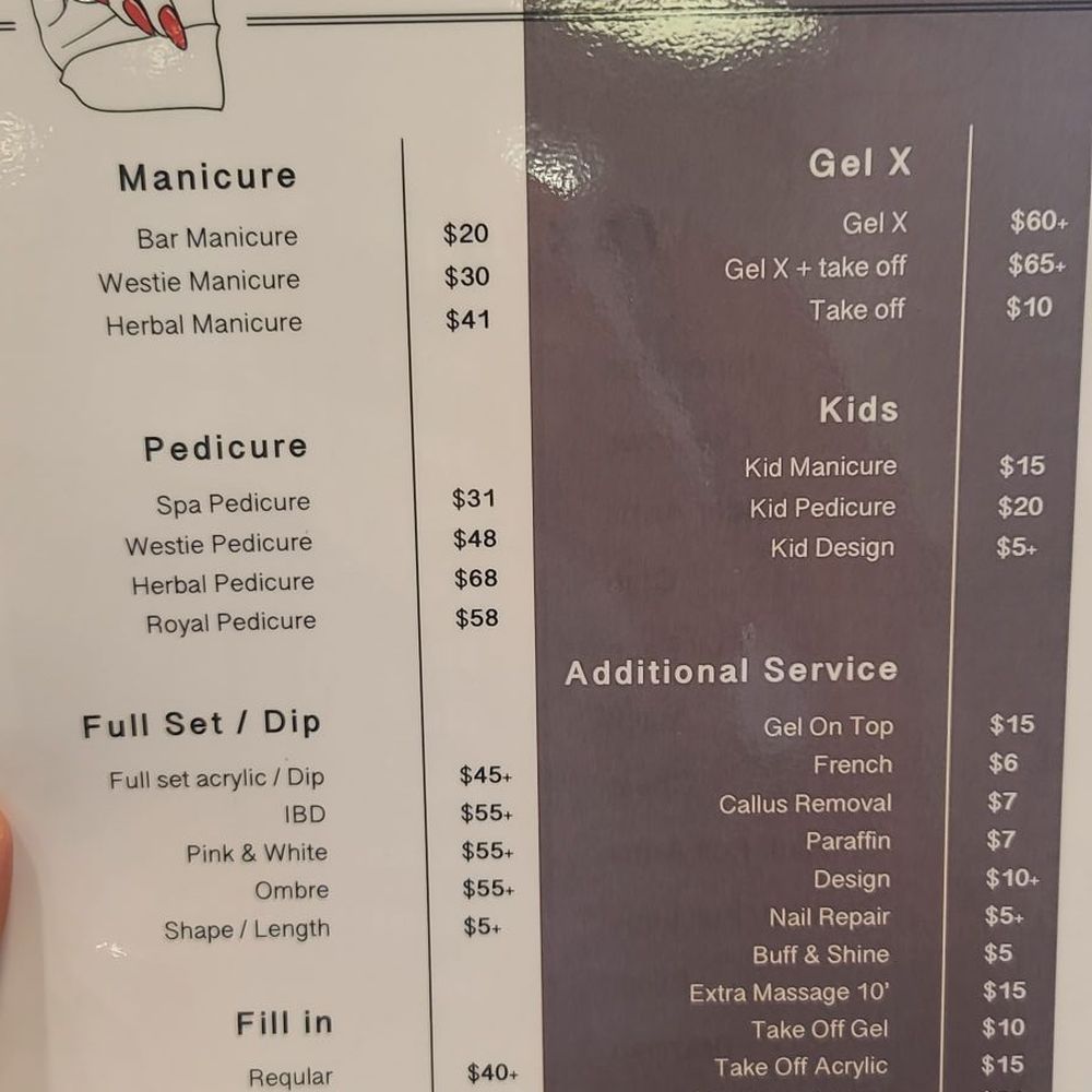 Westie Nails - Menu - Nail Salons Near Me - Escondido, California Westie Nails - Menu - Nail Salons Near Me - Escondido, California