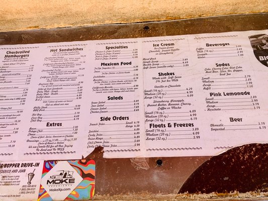 Menu photo 7 The Big Bopper Drive-In Solvang, CA Menu photo 7 The Big Bopper Drive-In Solvang, CA