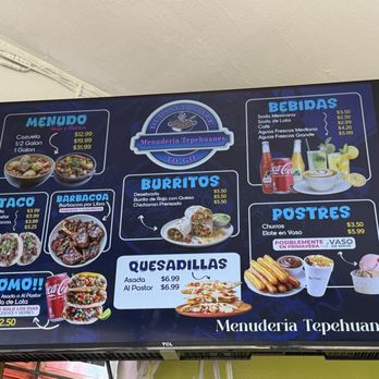 Menuderia Tepehuanes - Menu - Mexican Near Me - Melrose Park, Illinois Menuderia Tepehuanes - Menu - Mexican Near Me - Melrose Park, Illinois