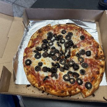 Pontillo's Pizza - Small cheese pizza with black olives - Pizza Near Me - Pittsford, New York Pontillo's Pizza - Small cheese pizza with black olives - Pizza Near Me - Pittsford, New York