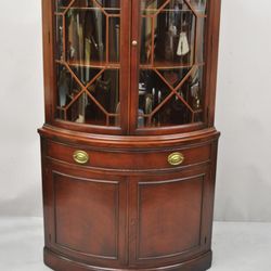 The Curiosity Goods - Drexel bow front corner hutch