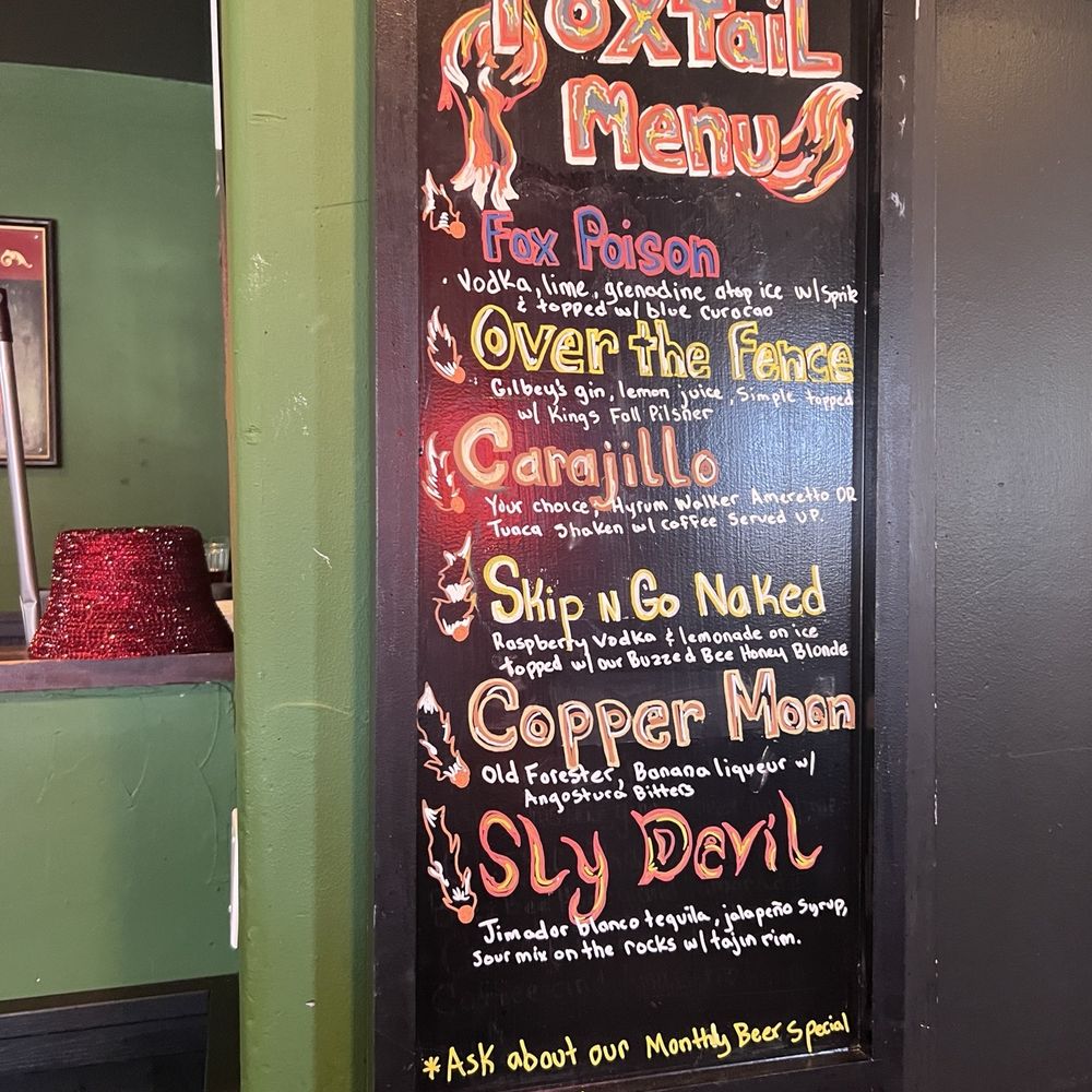 The Fox Restaurant & Brewery - 3/10/26 FYI. Menu - Brewpubs Near Me - Reno, Nevada