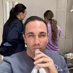Refined Beauty - Using Pronox, a nitrous oxide delivery system that provides pain and anxiety relief. Just like the nitrous that they use in a dental office!