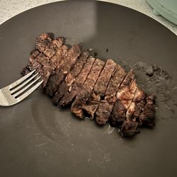 Larry's Great Western Meats - Ribeye Steak, I marinated mine in tangerine juice, coconut aminos and scallions